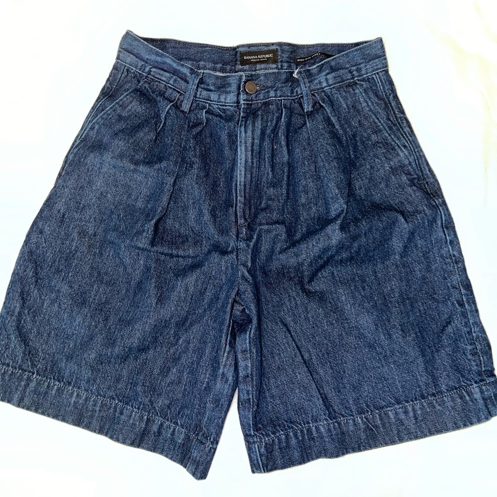 banana republic high rise shorts size 27